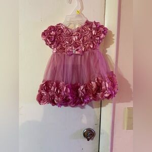 Nannette Baby Dress in Soft Pink